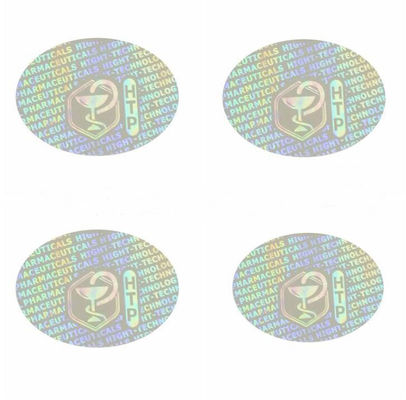 Customized Decorative Sticker Labels , Holographic Authenticity Stickers Anti Counterfeit