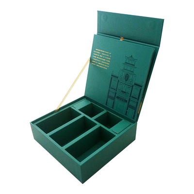Green Art Paper Paperboard Gift Boxes With Three Demension technology For Gift Packaging